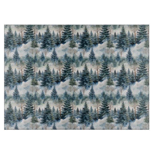 Mystical Woodland Forest Cutting Board (Front)