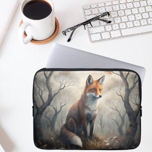 Mystical Woodland Fox Laptop Sleeve