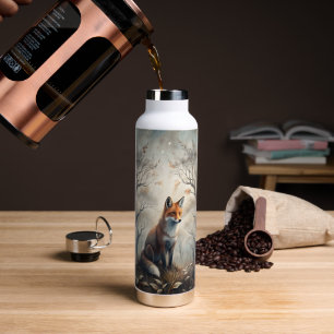 Mystical Woodland Fox Water Bottle