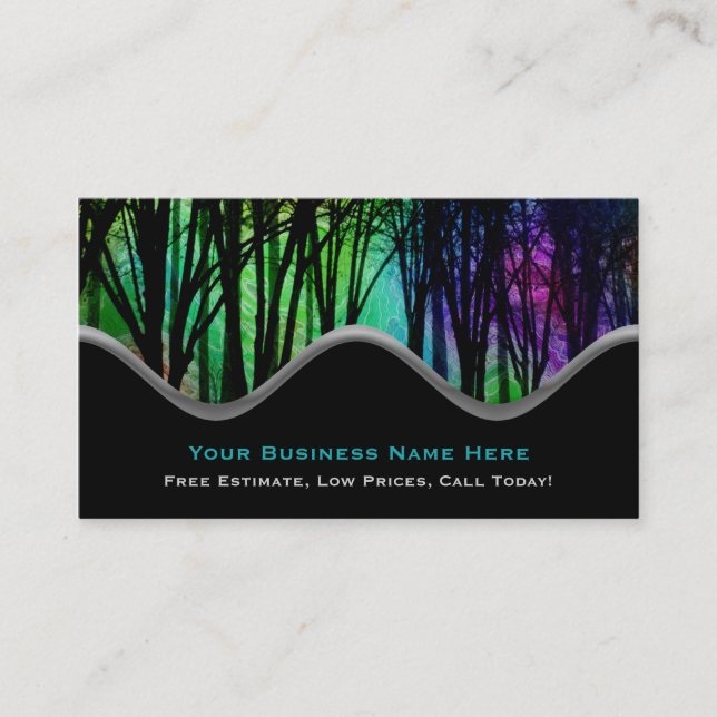 Mystical Woods 2 Business Cards (Front)
