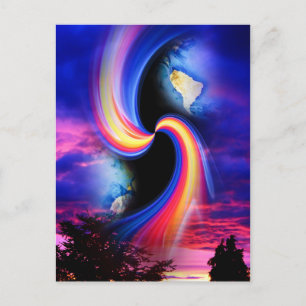 Mystical world 3 postcard