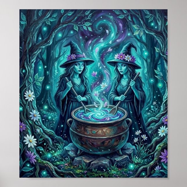 MysticDaisyWitches Poster (Front)