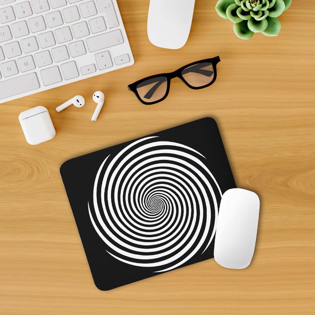 Mystify Your Mouse with Hypnosis Spiral Mouse Pad (Want to mystify your computer mouse? Make your computer dizzy? )