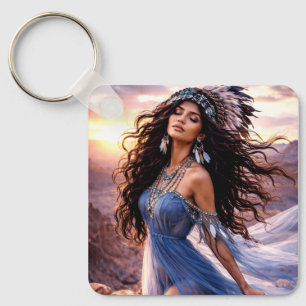Mystik Woman Keychain - Galactic Beauty