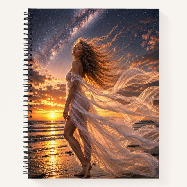 Mystik Woman Notebook – Your Space for Thoughts (Front)