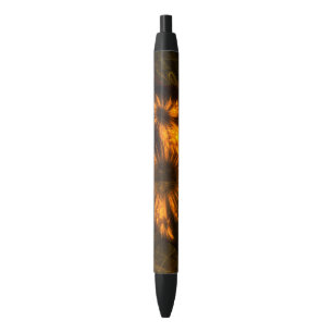 Mystique Garden Abstract Art Black Ink Pen