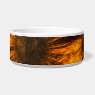 Mystique Garden Abstract Art Dog Bowl
