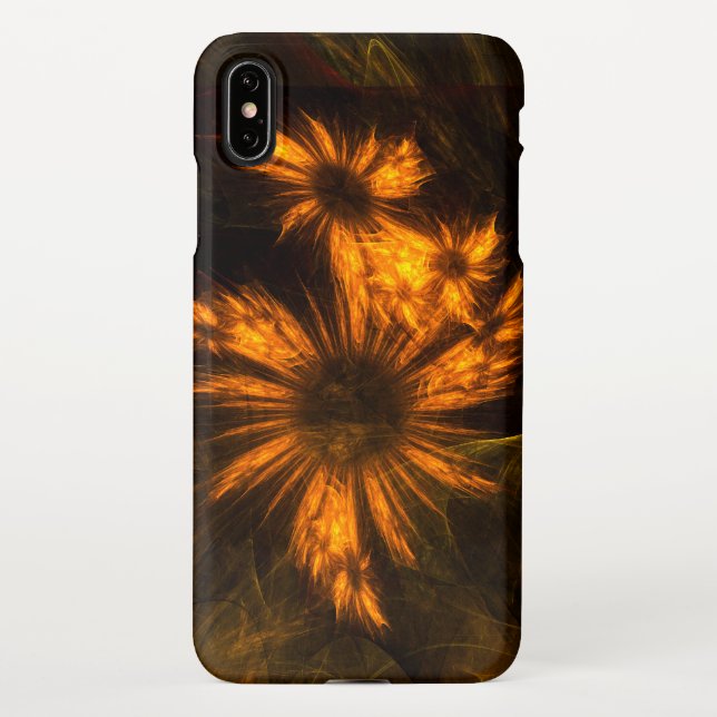 Mystique Garden Abstract Art Glossy iPhone Case (Back)