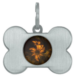 Mystique Garden Abstract Art Pet Tag