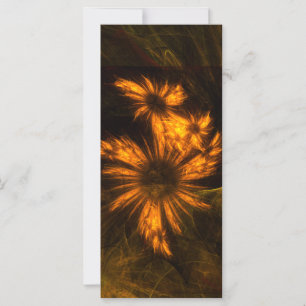 Mystique Garden Abstract Art Rack Card