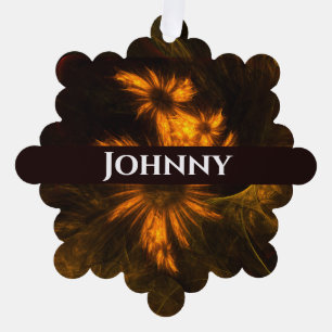 Mystique Garden Abstract Art Tree Decoration Card