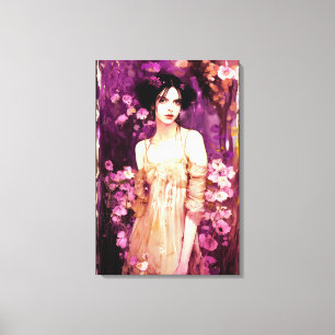 Mystique in Bloom #116: Enchanted Blossoms Canvas Print