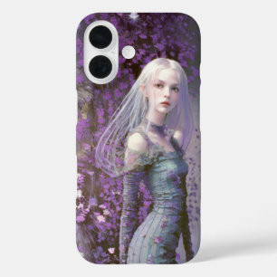 Mystique in Bloom #212: Violet Reverie iPhone 16 Case