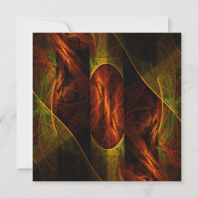 Mystique Jungle Abstract Art (Front)