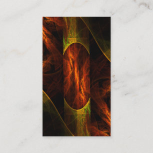 Mystique Jungle Abstract Art Business Card
