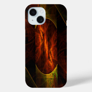 Mystique Jungle Abstract Art iPhone 15 Case