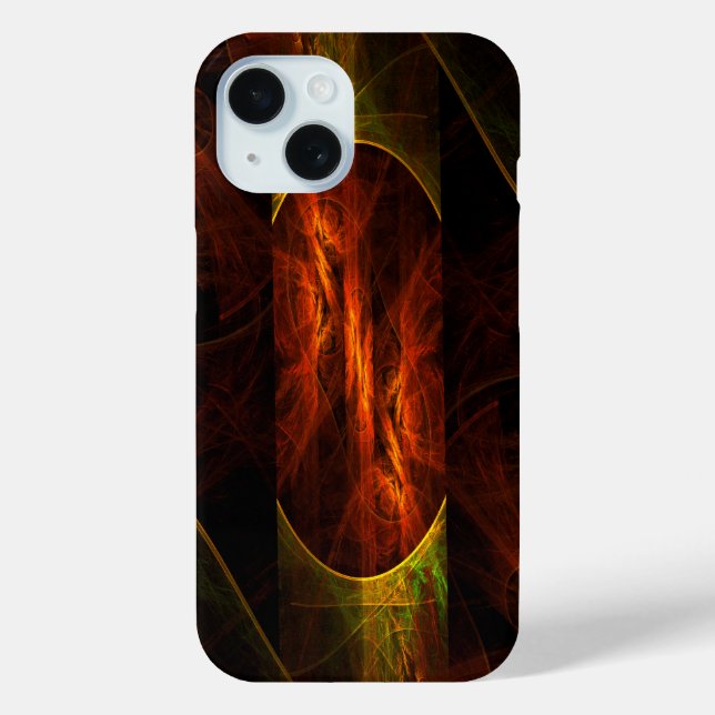 Mystique Jungle Abstract Art Case-Mate iPhone Case (Back)