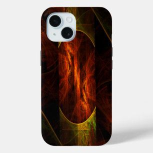 Mystique Jungle Abstract Art iPhone 15 Case