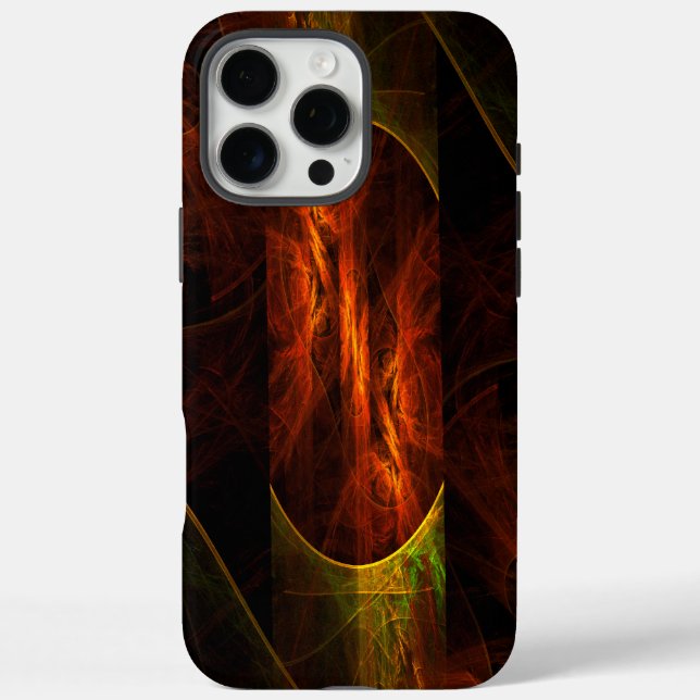 Mystique Jungle Abstract Art Case-Mate iPhone Case (Back)
