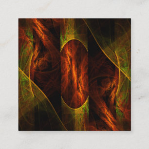 Mystique Jungle Abstract Art Enclosure Card