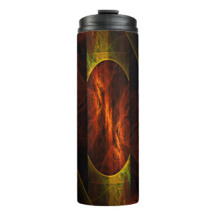Mystique Jungle Abstract Art Thermal Tumbler