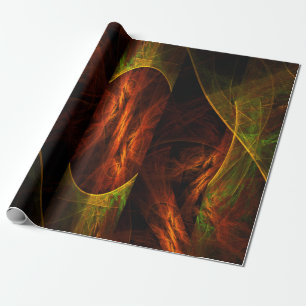 Mystique Jungle Abstract Art Wrapping Paper