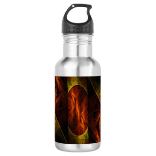 Mystique Jungle Modern Abstract Fractal Art 532 Ml Water Bottle
