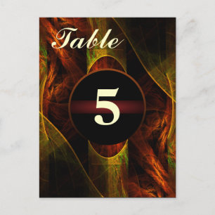 Mystique Jungle Table Number Postcard