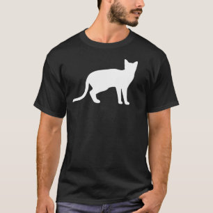 Mystique of the Feline: An Elegant White Cat  T-Shirt