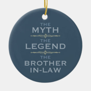 Myth Legend Brother-In-Law Ceramic Tree Decoration