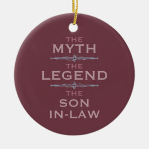 Myth Legend Son-In-Law Ceramic Tree Decoration