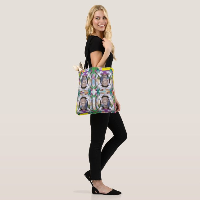 Mythic Mirror Tote Bag (On Model)