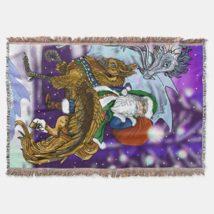 Mythic Santa Throw Blanket