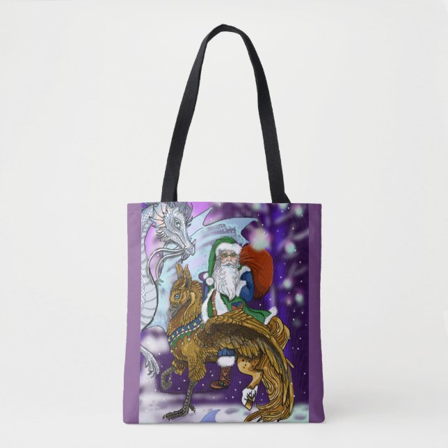 Mythic Santa Tote Bag (Front)