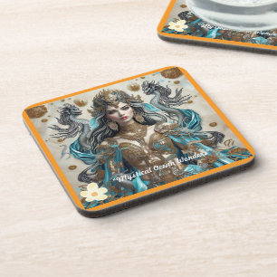 "Mythic Sea Goddess" Coaster