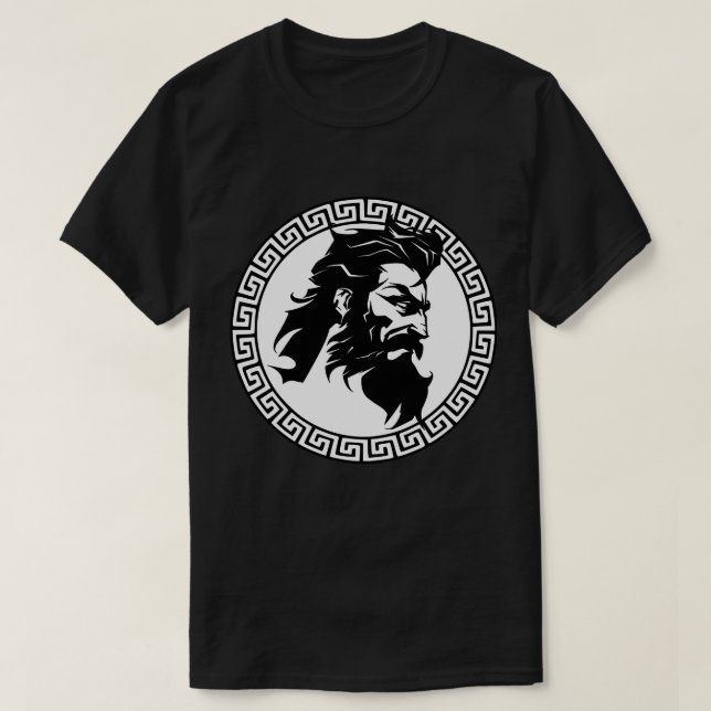 Mythic Spartan King T-Shirt (Design Front)