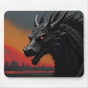 Mythic Vibes - Dragon Noir Mouse Mat
