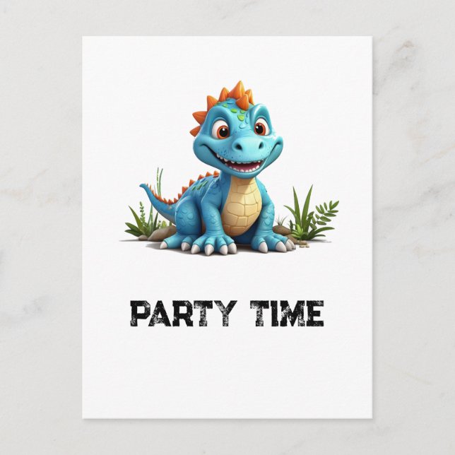 *~* Mythical  AP48 PHOTO Silly Dragon Dino Cartoon Postcard (Front)