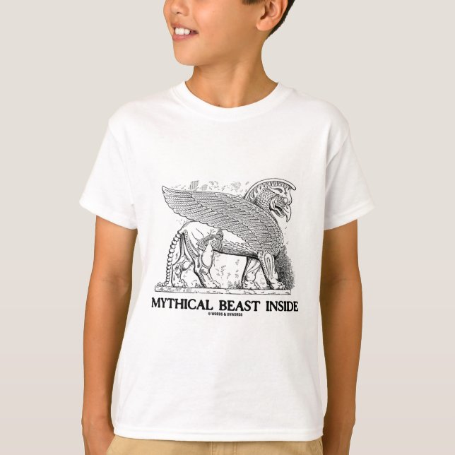 Mythical Beast Inside (Griffin / Gryphon) T-Shirt (Front)