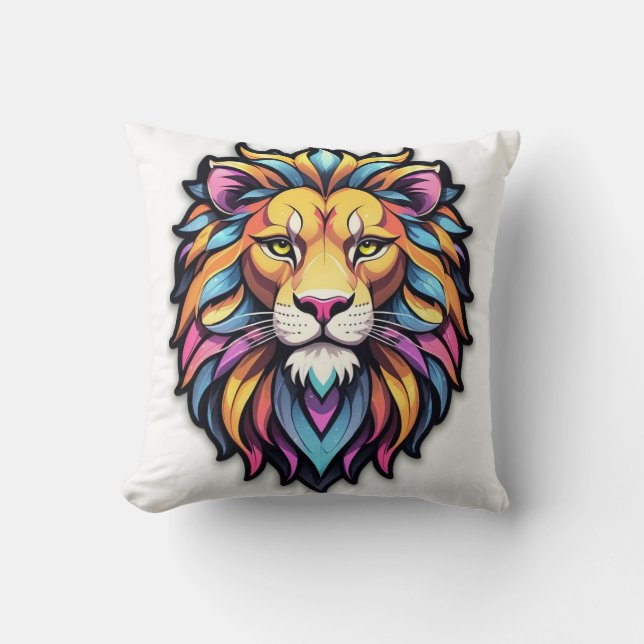Mythical Beasts: Lion Cushion (Front)