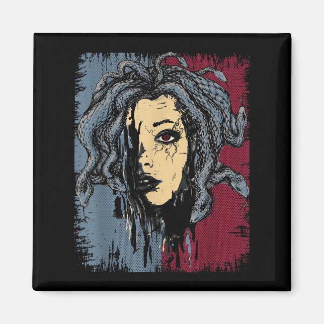 Mythical Creature Medusa Greek Mythology Gorgons  Magnet (Front)