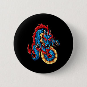 Mythical Creatures China New Year Chinese New Year 6 Cm Round Badge