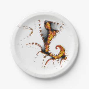 MYTHICAL CREATURES PAPER PLATE