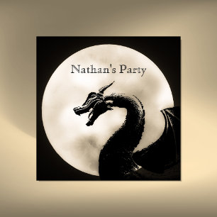 Mythical Dragon Party Invitation