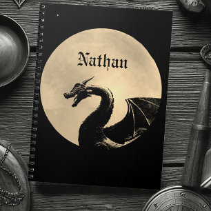 Mythical Dragon Personalised Notebook