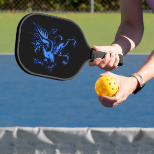 Mythical Fantasy Blue Griffin Pickleball Paddle