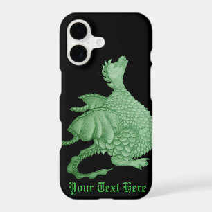 mythical fantasy creature cute green dragon