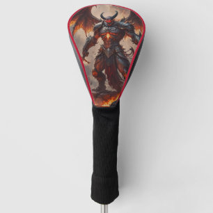Mythical Fiery Demon Golf Head Cover