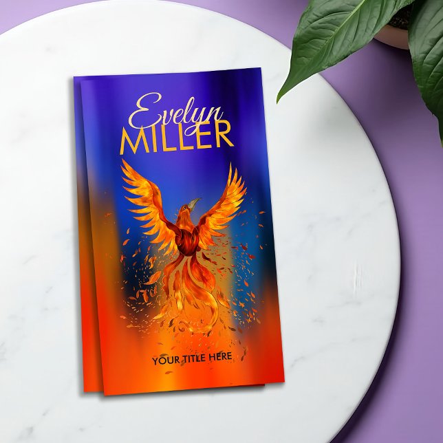 Mythical Fire Rising Phoenix Bird  Business Card (Creator Uploaded)
