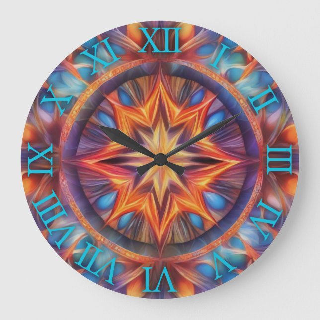 Mythical Fire Wall Clock (Front)